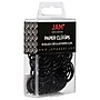 JAM Paper Colored Circular Paper Clips, Round Paperclips, Black, 2 Packs of 50 (2187133B)~#|#~sp145003482_sc7