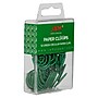 JAM Paper Colored Circular Paper Clips, Round Paperclips, Green, 2 Packs of 50 (2187135B)~#|#~sp145003487_sc7