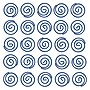 JAM Paper Circular Small Paper Clips, Dark Blue, 2 Packs of 50 (2187134B)~#|#~sp145003499_sc7