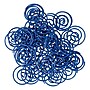 JAM Paper Circular Small Paper Clips, Dark Blue, 2 Packs of 50 (2187134B)~#|#~sp145003523_sc7