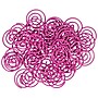 JAM Paper Circular Small Paper Clips, Hot Pink Fuchsia, 2 Packs of 50 (2187136B)~#|#~sp145003926_sc7