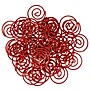 JAM Paper Circular Small Paper Clips, Red, 2 Packs of 50 (2187138B)~#|#~sp145003931_sc7