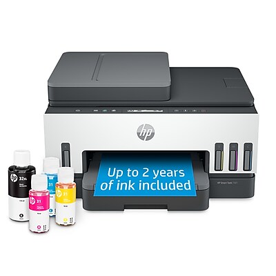 HP Inc. Smart Tank 7301e All-in-One InkJet Printer, Color Mobile Print, Scan, Copy,