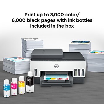 HP Smart Tank 7301 Wireless All-in-One Cartridge-free Ink Tank Inkjet Printer, Up to 2 Years of Ink Included (28B70A)