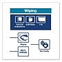 Paper Wiper Plus, 9.8 x 15.2, White, 300/Roll, 2 Rolls/Carton~#|#~sp145005122_sc7