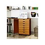 Adeptus Drop Leaf 7-Drawer Vertical File Cabinet, Mobile, Specialty, Medium Pine, 15" (76178)~#|#~sp145011178_sc7