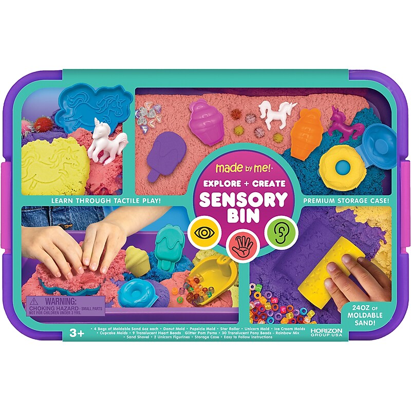 Horizon Made By Me! Explore + Create Sensory Bin, Assorted Colors (213679) image 1