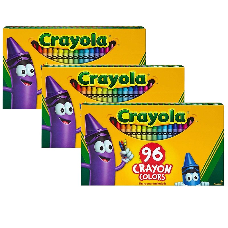 Crayola Crayons, 96/Box, 3 Boxes (BIN520096-3) image 1
