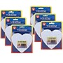 Hygloss Heart Doilies, White, 4", 100/Pack, 6 Packs (HYG91041-6)~#|#~sp145093037_sc7