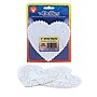 Hygloss Heart Doilies, White, 4", 100/Pack, 6 Packs (HYG91041-6)~#|#~sp145093038_sc7