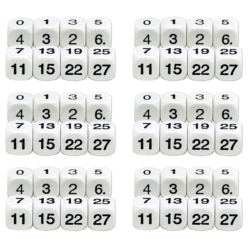 Koplow Games Math Numbers Dice, 6 Sets (KOP01616-6) image 1
