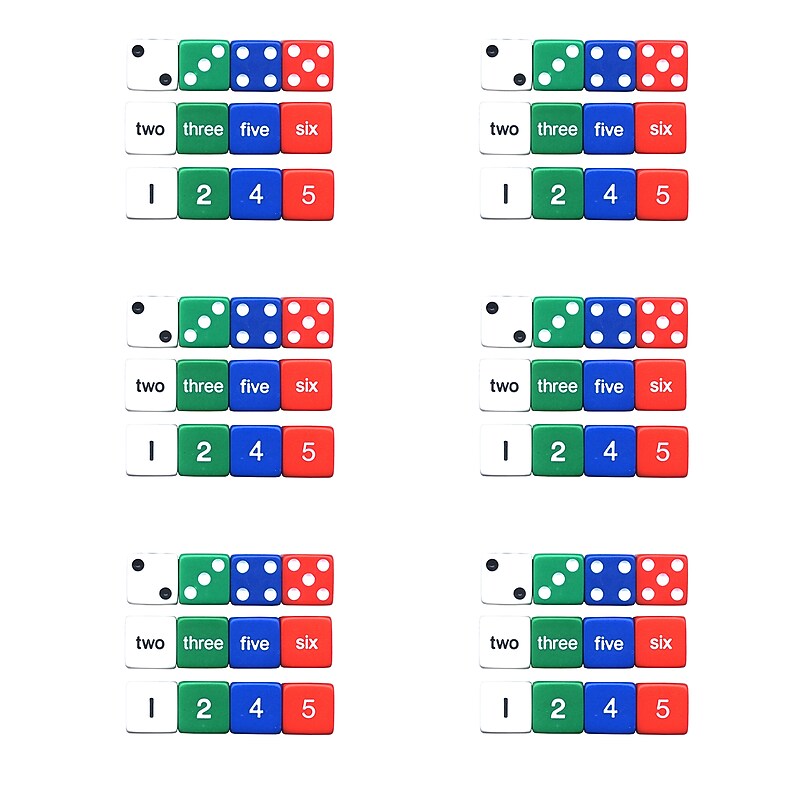 Koplow Games Number Dice Set, 12/Pack, 6 Packs (KOP12950-6) image 1
