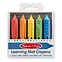 Melissa & Doug Learning Mat Crayons, Assorted Colors, 5/Pack, 12 Packs (LCI4279-12)~#|#~sp145093313_sc7
