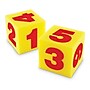 Learning Resources Giant Soft Numeral Cubes, Yellow, 2/Pack, 3 Packs/Bundle (LER0412)~#|#~sp145093321_sc7