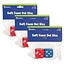 Learning Resources Foam Dot Dice, 2 Per Pack, 3 Packs (LER2228-3)~#|#~sp145093322_sc7
