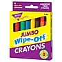 TREND Jumbo Wipe-Off Crayons, Assorted, 8 per pack, 6 packs (T-591-6)~#|#~sp145094121_sc7
