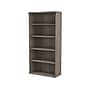 Bush Business Furniture Studio C 73"H 5-Shelf Bookcase with Adjustable Shelves, Modern Hickory Laminated Wood (SCB136MH)~#|#~sp145100521_sc7