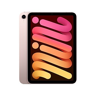 Apple iPad mini 8.3" Tablet, 64GB, WiFi, 6th Generation, Pink (MLWL3LL/A)