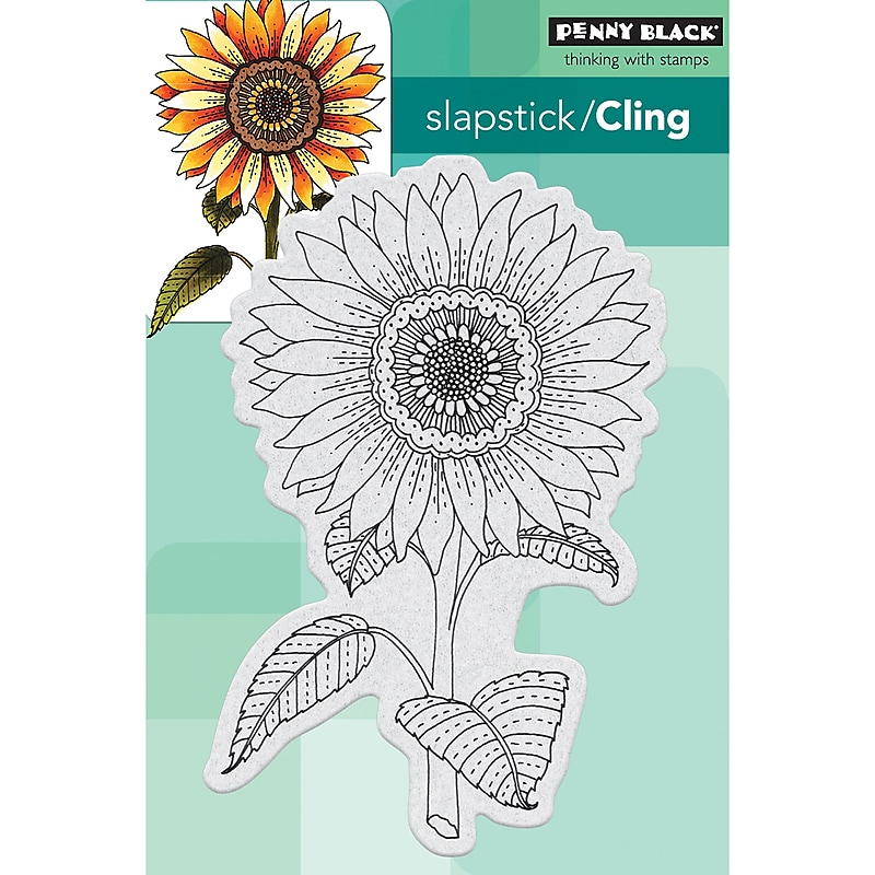 Penny Black Sun Glow Cling Stamps, 3.2" x 4.8", Multicolored (PB40519) image 1