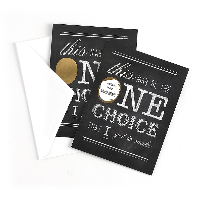 Hortense B. Hewitt One Choice Groomsman Scratch Off Card (54844ST) image 1