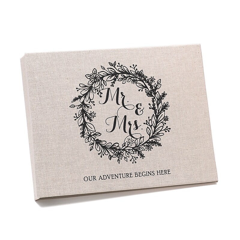 Hortense B. Hewitt Rustic Wreath Guest Book (54858ST) image 1
