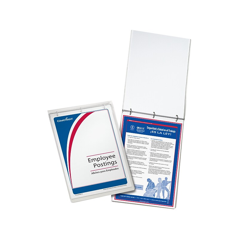 ComplyRight Federal and State Remote Worker Binder 1-Year Labor Law Service, Massachusetts, Spanish (U1200CRWMAESP) image 1