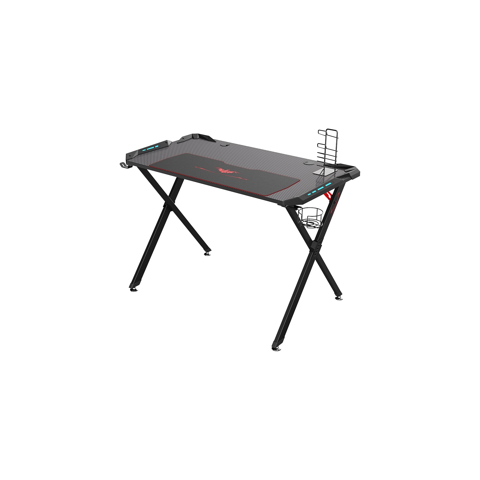 Eureka Ergonomic 44″ Computer Gaming Desk, Black (GD0085-BK) Sansujyuku sansujyuku.com