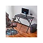 Eureka Ergonomic 44" Computer Gaming Desk, Black (GD0085-BK)~#|#~sp145431655_sc7