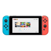 Nintendo Switch with Neon Blue and Neon Red Joy‑Con Controllers (HADSKABAA)