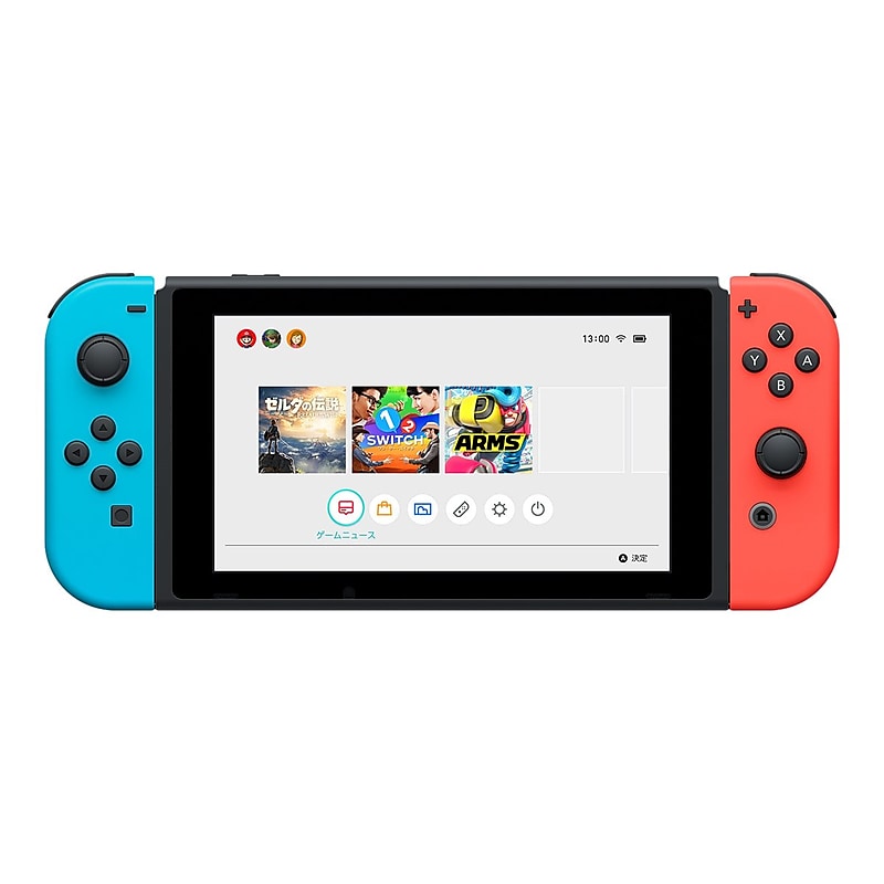 Nintendo Switch, LCD, Neon Blue/Red Joy‑Con, 32GB, Black (HADSKABAA) image 1
