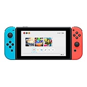 Nintendo Switch with Neon Blue and Neon Red Joy‑Con Controllers (HADSKABAA)