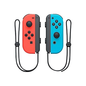 Nintendo Joy-Con Controllers (Left/Right), Neon Red/Blue (HACAJAEAA)