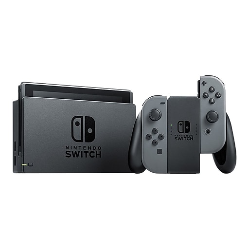 Nintendo Switch with Gray Joy‑Con Controllers (HADSKAAAA)