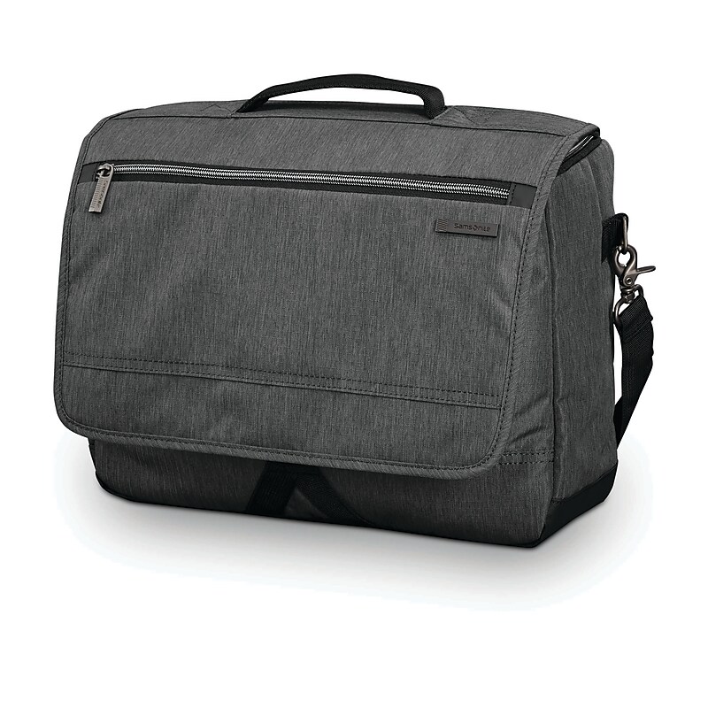 Samsonite Modern Utility Messenger Bag, Charcoal Heather, Ripstop Polyester (89579-5794) image 1