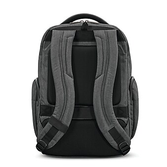 Samsonite Modern Utility Double Shot Backpack, Solid, Charcoal Heather (89574-5794)