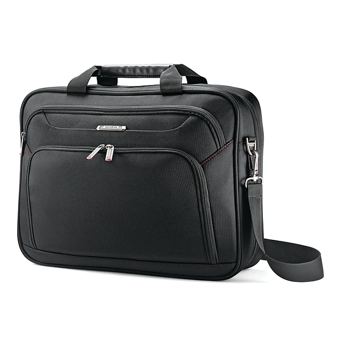Samsonite Xenon 3.0 Polyester Briefcase, Laptop Compatible, Black