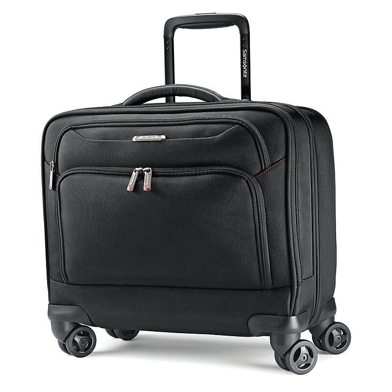 Samsonite Xenon 3 Polyester Rolling Laptop Bag, Black (89438-1041) image 1