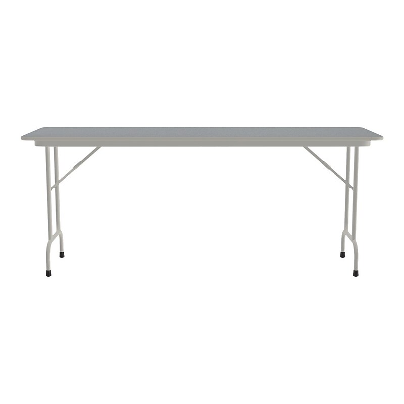 Correll Folding Table, 72" x 24", Gray (CF2472TF-15) image 1