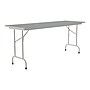 Correll Folding Table, 72" x 24", Gray (CF2472TF-15)~#|#~sp145952590_sc7