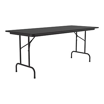 Correll Folding Table, 60" x 30", Black (CF3060TF-07)