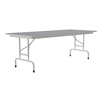Correll Folding Table, 96" x 30", Gray (CFA3096TF-15)