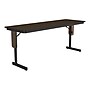 Correll Folding Table, 72" x 24", Black/Walnut (SP2472TF-01)~#|#~sp145952611_sc7