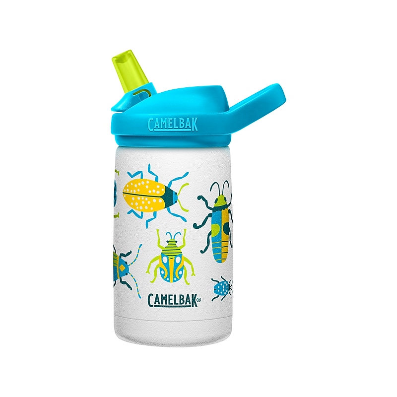 CamelBak Eddy+ Kids Bugs Stainless Steel Vacuum Insulated Water Bottle, 12 oz. (2665106035) image 1