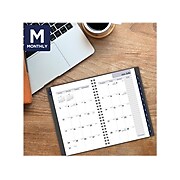 2022-2023 AT-A-GLANCE DayMinder 5" x 8" Academic Weekly/Monthly Planner, Charcoal (AYC200-45-23)