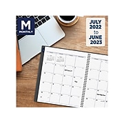 2022-2023 AT-A-GLANCE DayMinder 8.5" x 11" Academic Monthly Planner, Charcoal (AYC470-45-23)