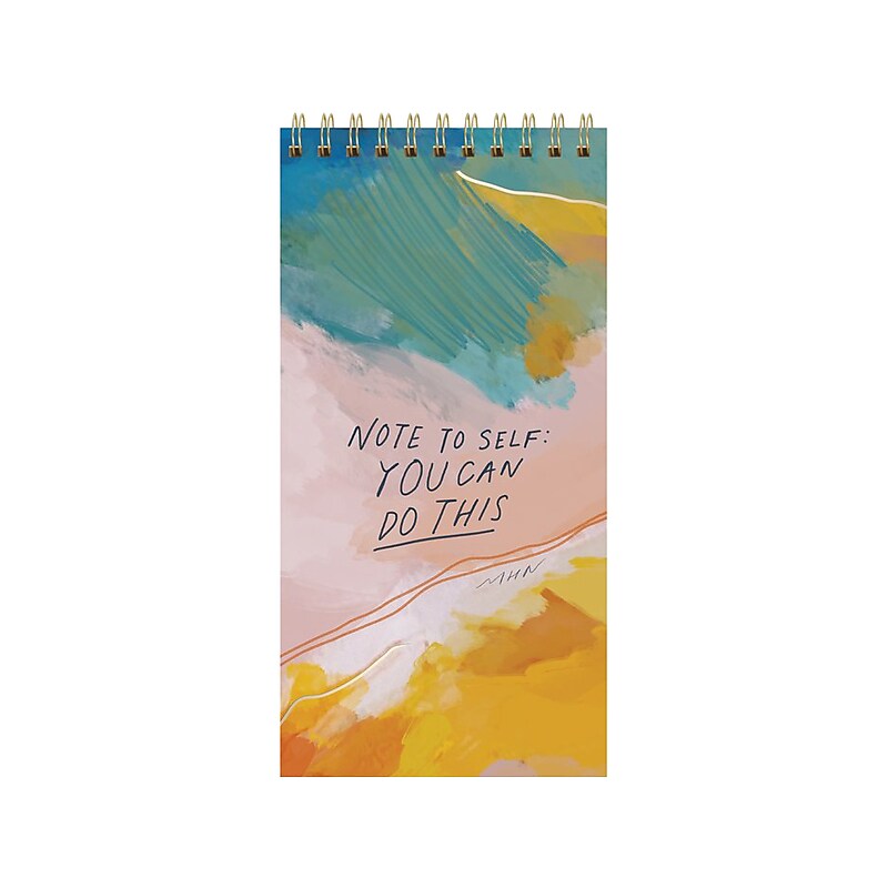 Fringe Studio Note To Self Notepad, 4" x 8", Multicolor, 70 Sheets/Pad (957009) image 1