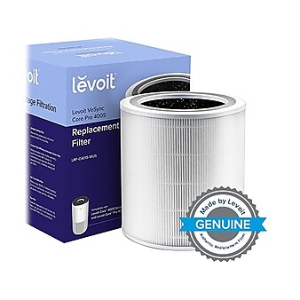 Levoit True HEPA Air Purifier Filter, 10.35" x 10.35" (HEACAFLVNUS0051)