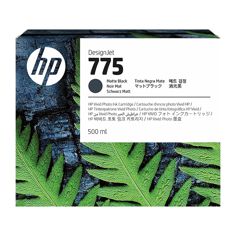 HP 775 Black Matte Standard Yield Ink Cartridge (1XB22A) image 1