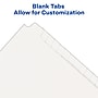 Avery Legal Blank Paper Dividers, White Unlaminated Tabs, Letter Size, 25/Pack (11949)~#|#~sp146088093_sc7