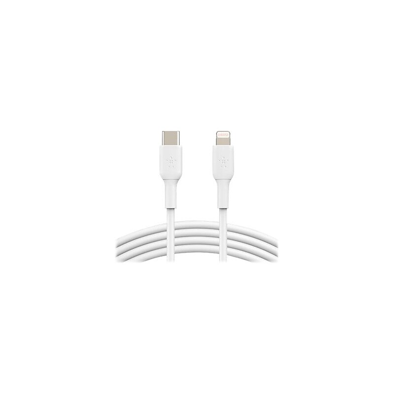 Belkin BOOST CHARGE 10' Lightning to USB A Cable, White (CAA001BT3MWH) image 1